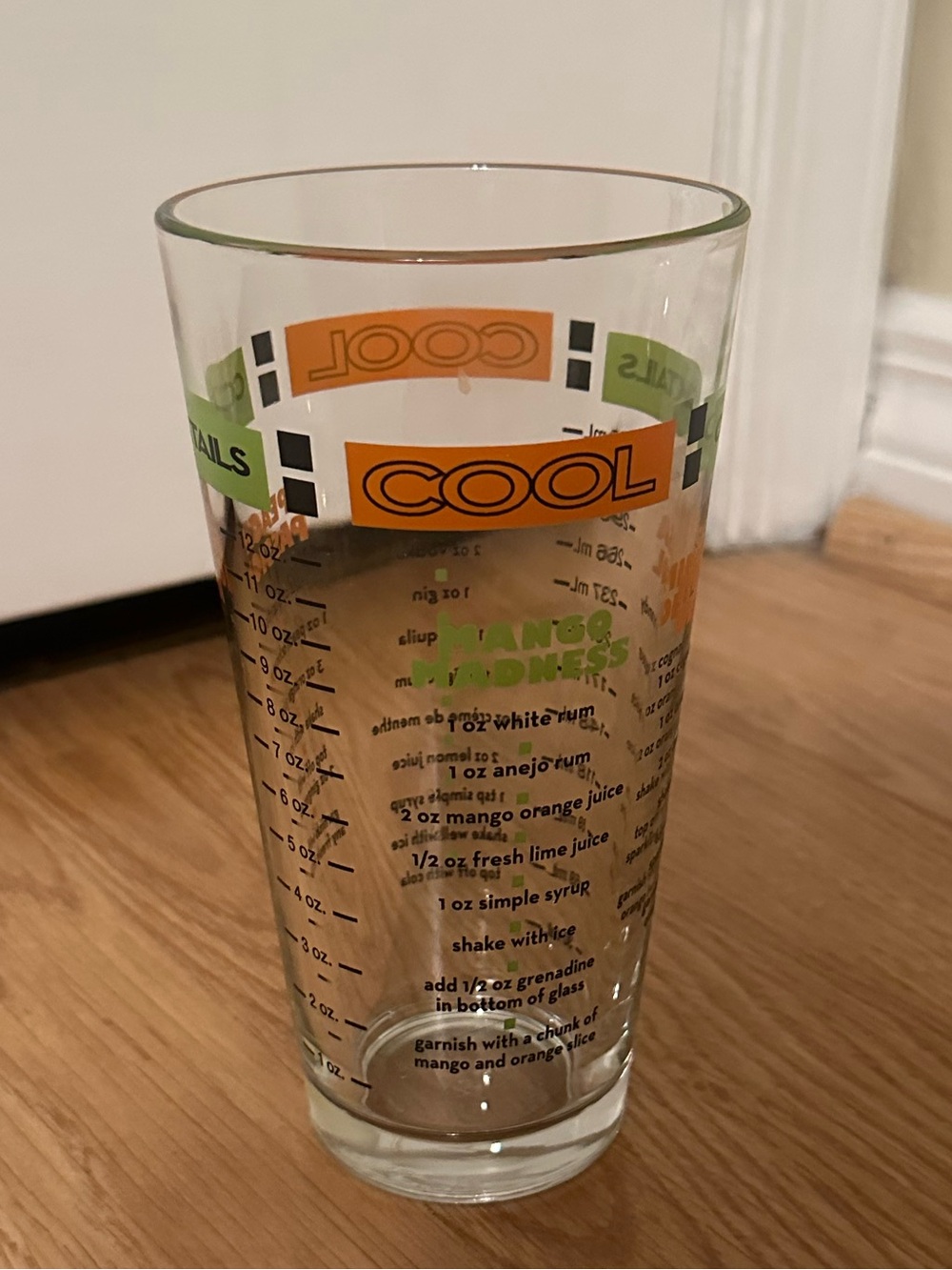 Libbey COOL Retro Cocktail Recipe Glass